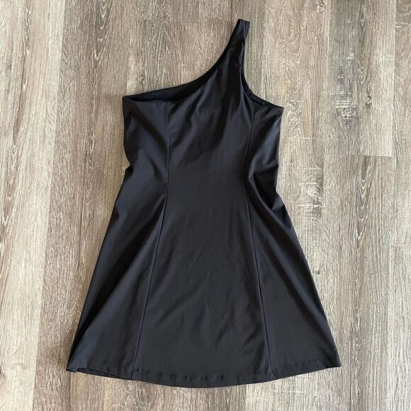 Outdoor Voices Black One Shoulder Dress - Size: Small - Picture 11 of 11